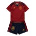 Spanje Babykleding Thuisshirt Kinderen WK 2022 Korte Mouwen (+ korte broeken)